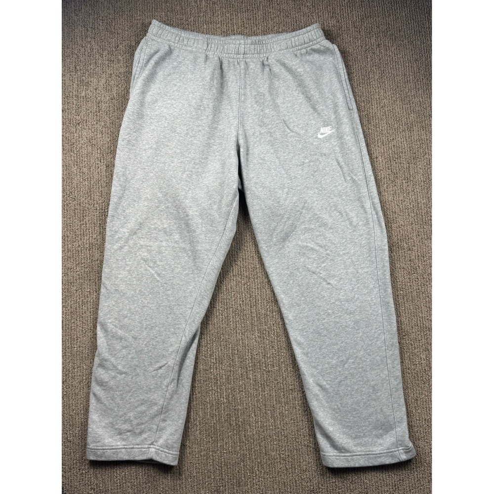 Nike Sportswear Club Fleece Sweatpants Mens XXL Pockets Drawstring Grey